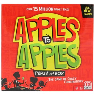 Apples to Apples: A Hilarious Party Game for Unleashing Unpredictable Creativity!